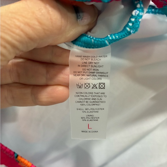 Vibrant Floral One-Piece Swimsuit - Picture 7 of 7